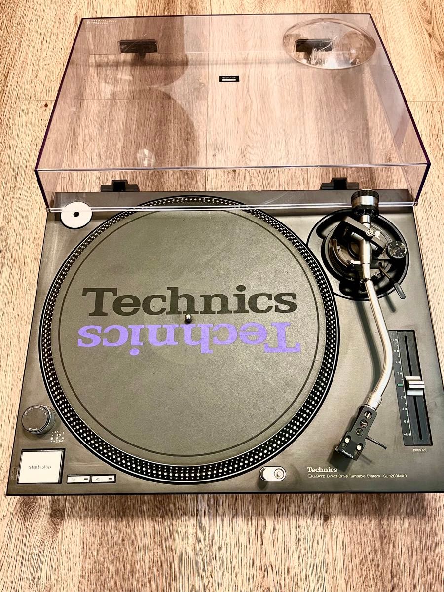 Technics SL-1200MK3 ターンテーブル SHURE M44G カートリッジ付き