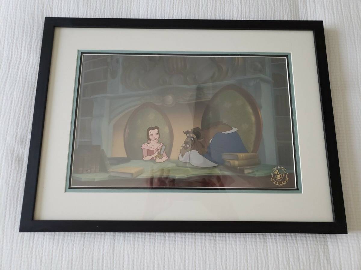 Disney 美女と野獣 セル画 美品 アンティーク 限定 Disney 美女と野獣