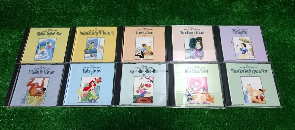 ディズニーのミュージックオブドリームス CD10枚セット Disney's MUSIC