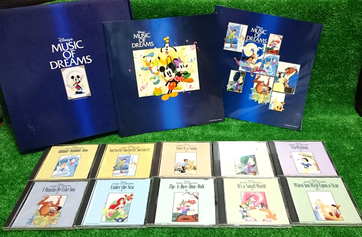 ディズニーのミュージックオブドリームス CD10枚セット Disney's MUSIC