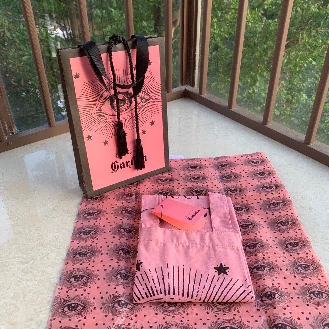 ピンク 新品未使用 GUCCI 正規品グッチ ノベルティ トートバッグ レア