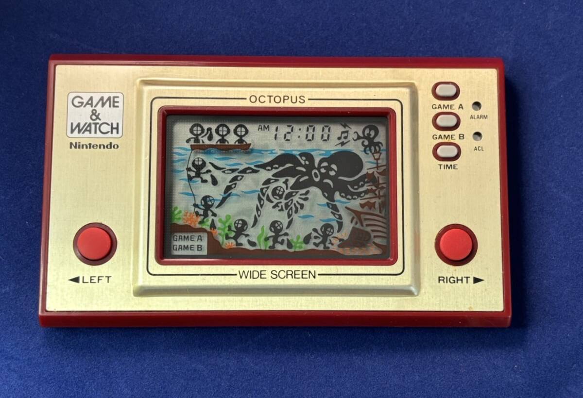 Yahoo!オークション - ゲームウォッチ オクトパス OCTOPUS 中古 任天堂