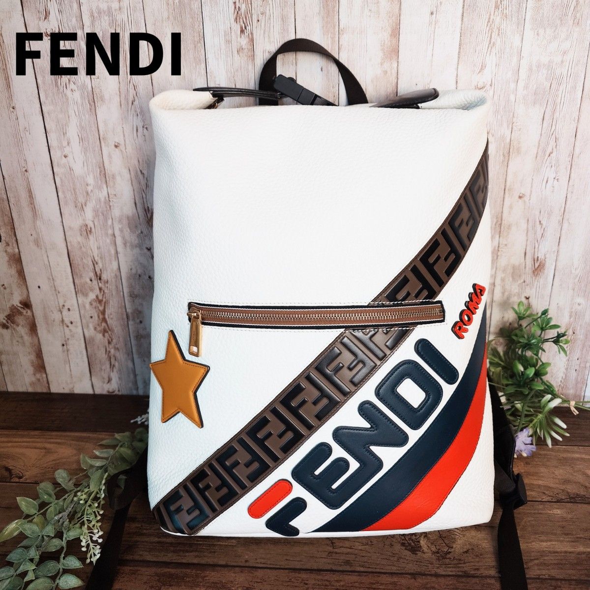 極美品】フェンディ マニア ズッカ FILA フィラ コラボ リュック