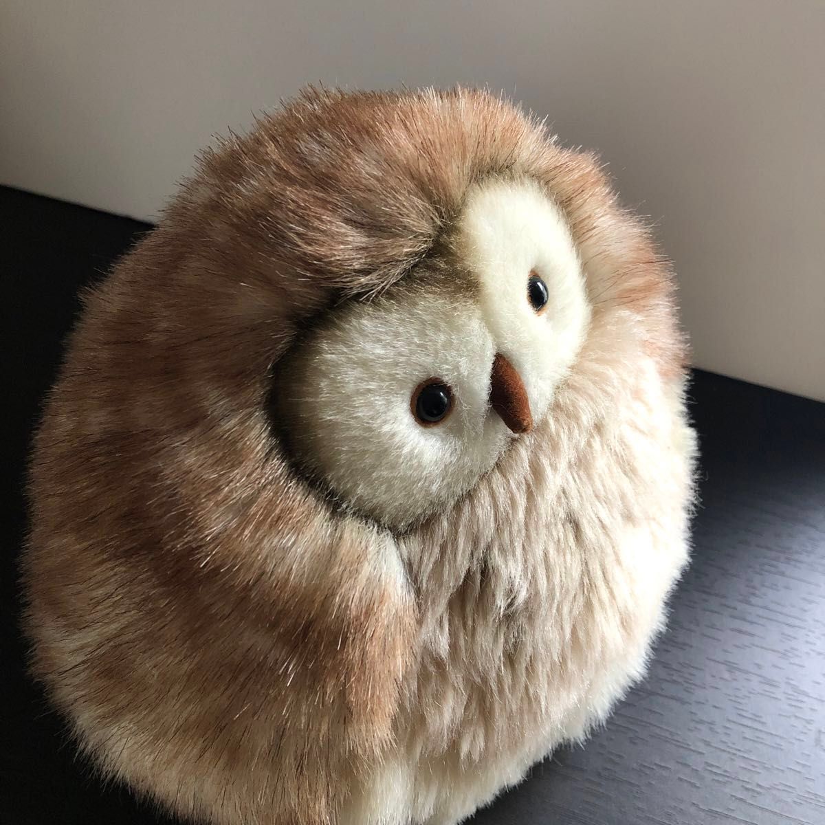 本日限定価格【レア ぬいぐるみ L 】モンスイユ ふくろう 日本製