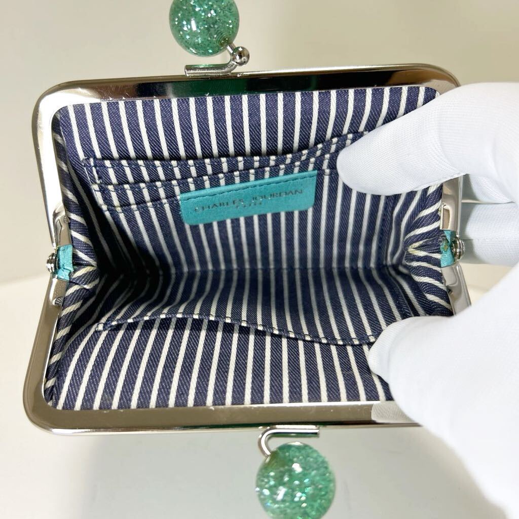 未使用-展示品 CHARLES JOURDAN シャルル ジョルダン がま口 財布