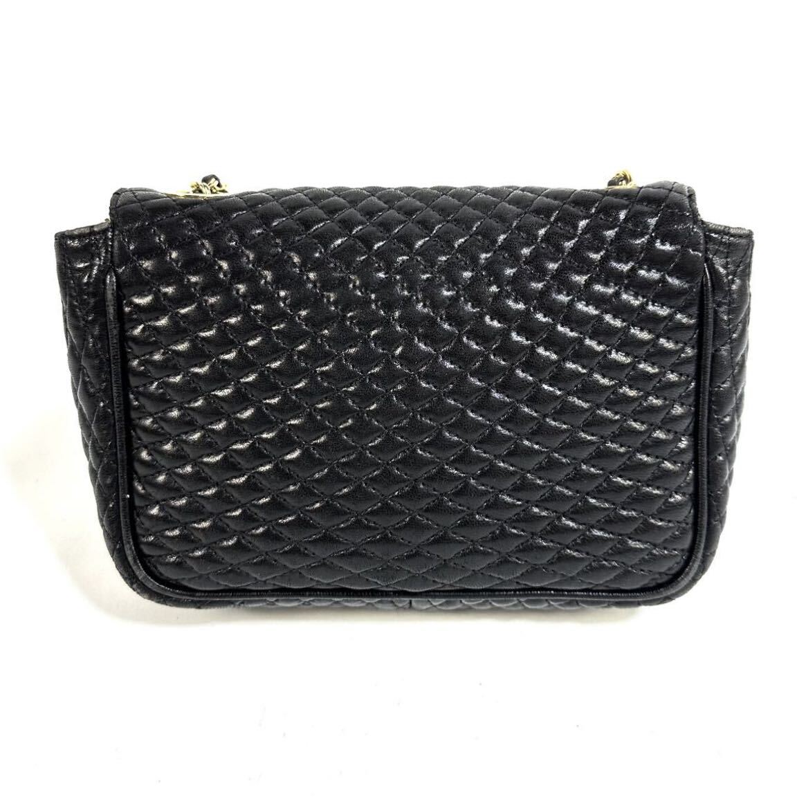 美品】BALLY バリー レザー キルティング チェーン ターンロック