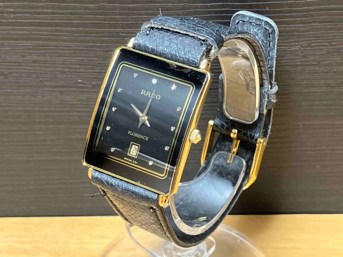 ラドー RADO フローレンス FLORENCE 腕時計 ウォッチ クォーツ 紺文字