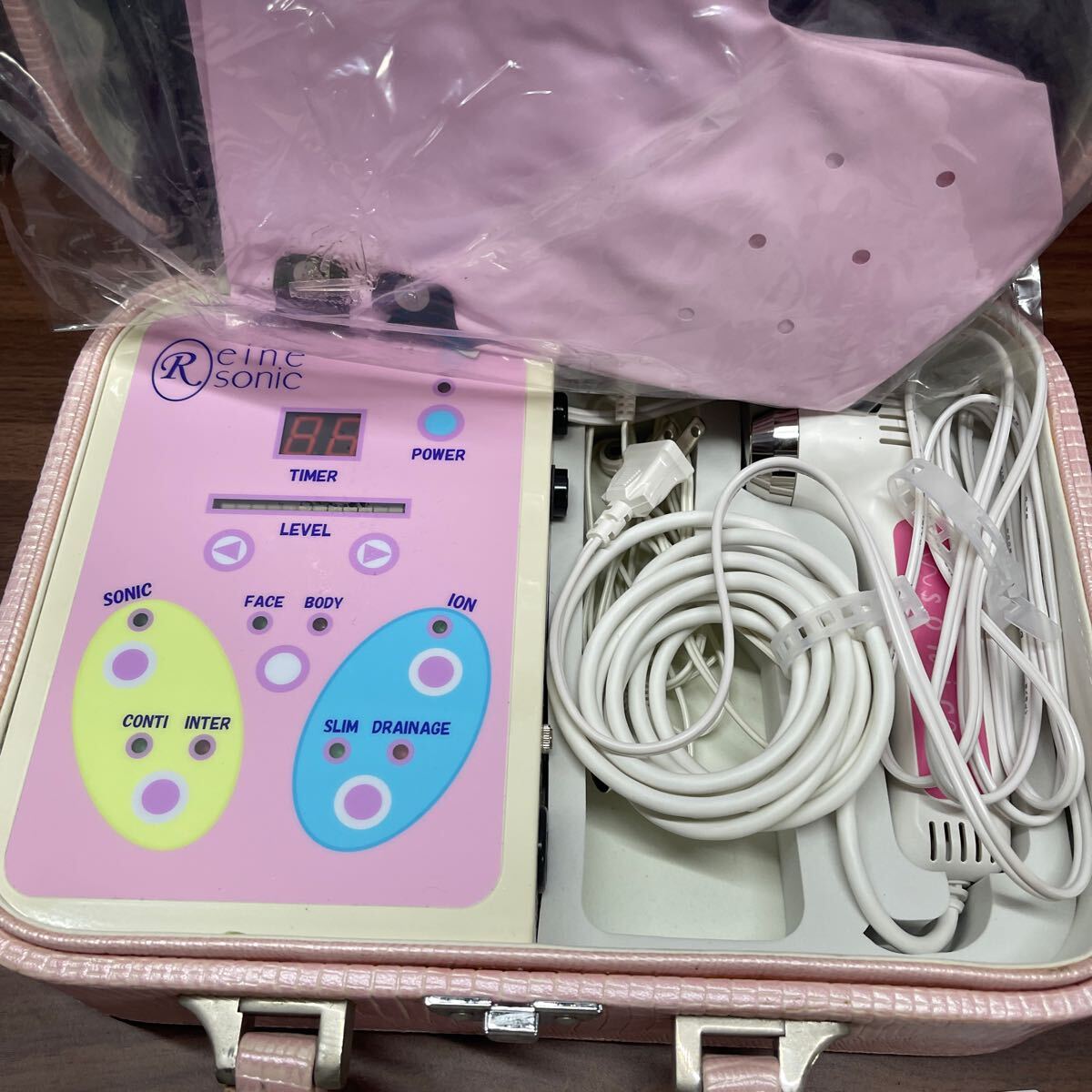 Reine sonic 超音波 イオン導入 レインソニック 美顔器 Reine sonic 超