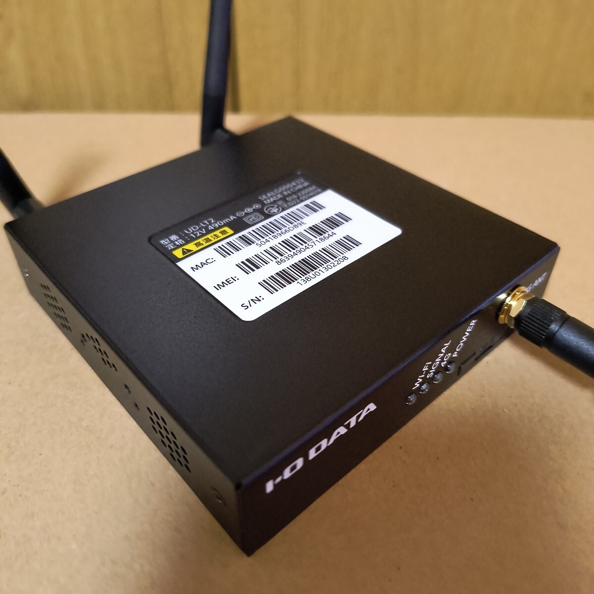 I-O DATA SIMフリーWi-Fiルータ 4G／LTEルーター UD-LT2 楽天モバイル