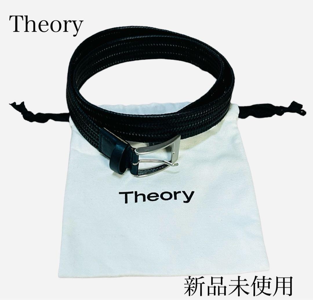 Yahoo!オークション - Theory セオリー レザーベルト 黒（ブラック）メ