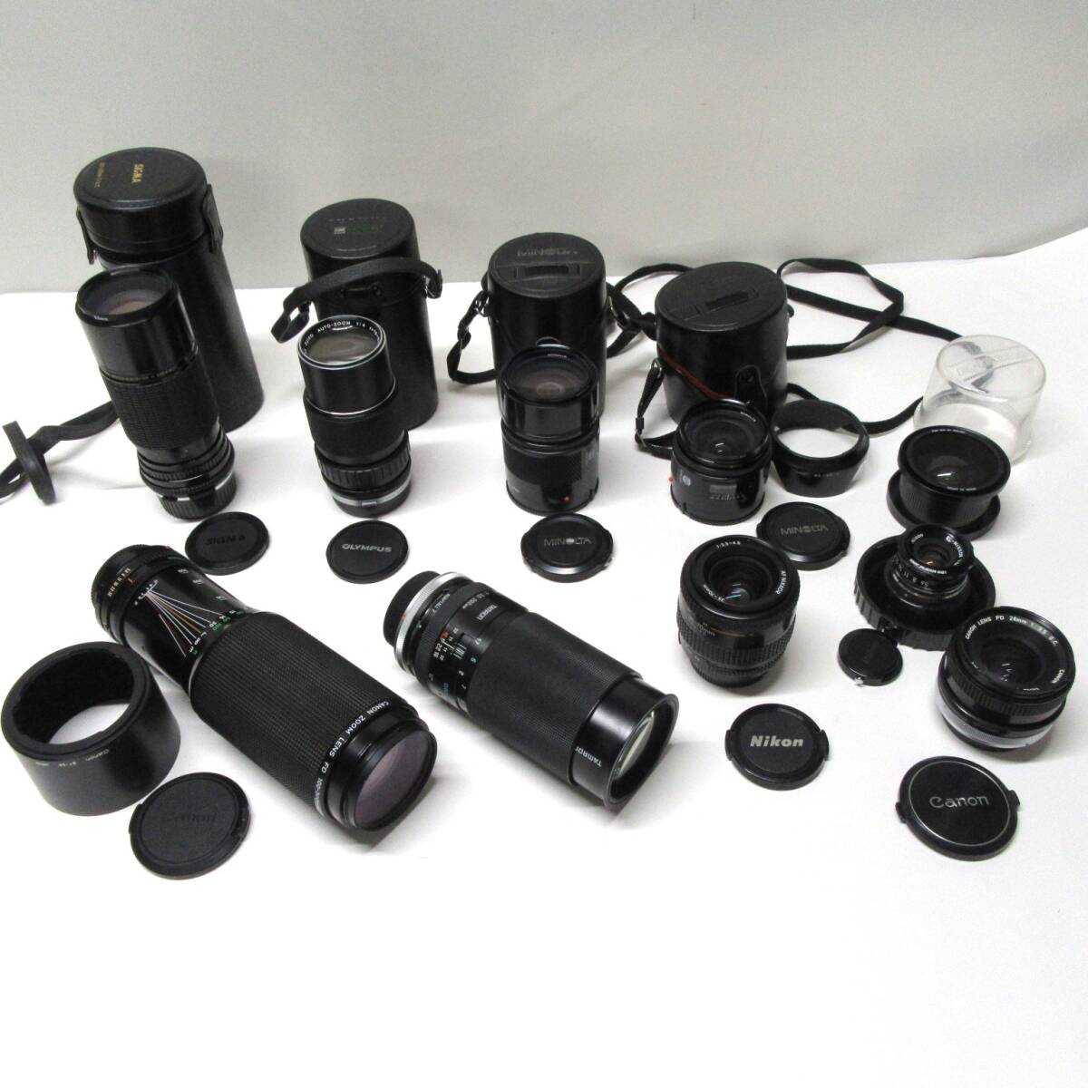 レンズ まとめ売り ジャンク 1円スタートカメラレンズまとめ売り 動作