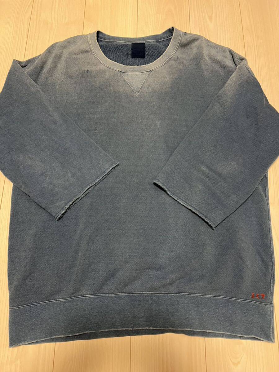 22ss visvim ict jumbo crew 3/4 crash indigo 4
