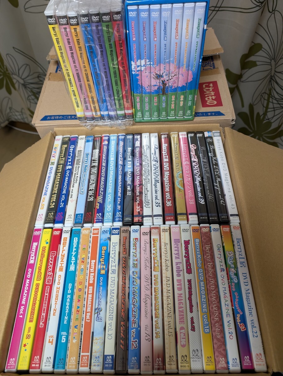 Berryz工房 DVD MAGAZINE 全55本 コンプリートセット 清水佐紀 嗣永