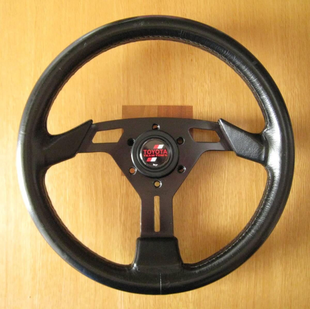 Yahoo!オークション - 希少 小径33パイ トムス ステアリング 黒革 TOM'
