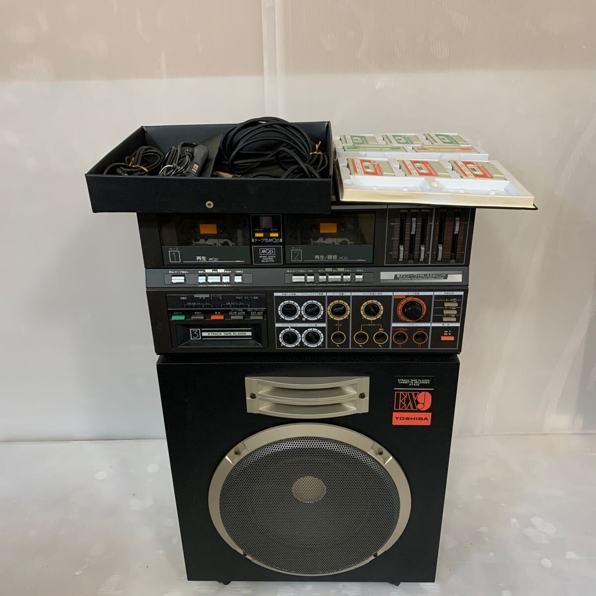 Yahoo!オークション - TOSHIBA 東芝 カラオケ機 KT-EX9 8TRACK テープ