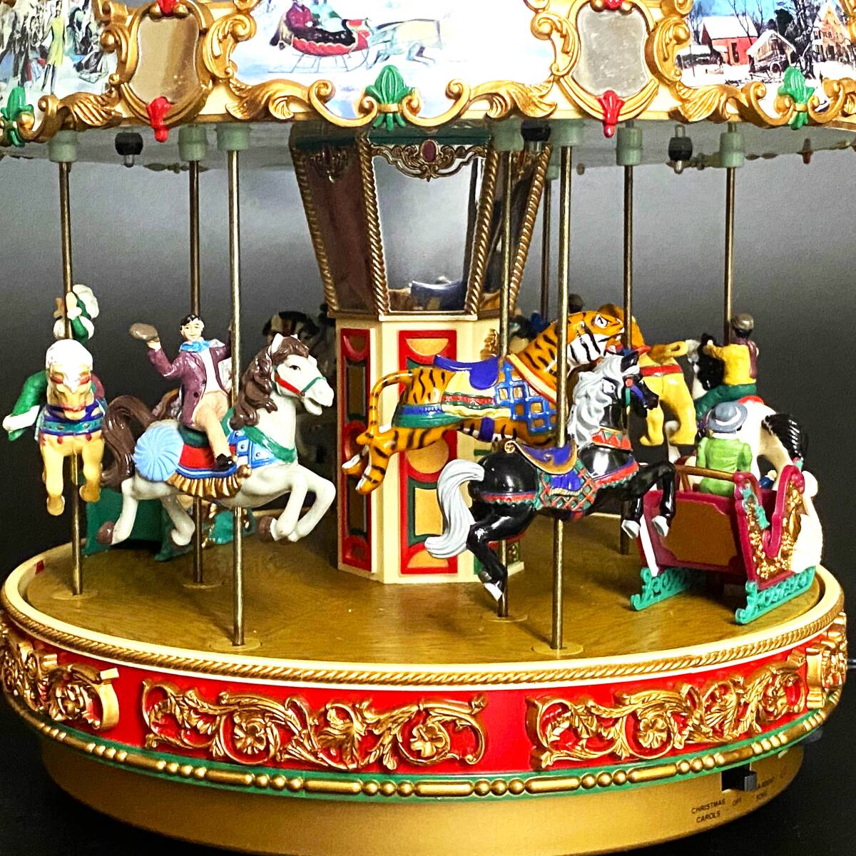 レア】ミスタークリスマス メリーゴーランド オルゴール カルーセル