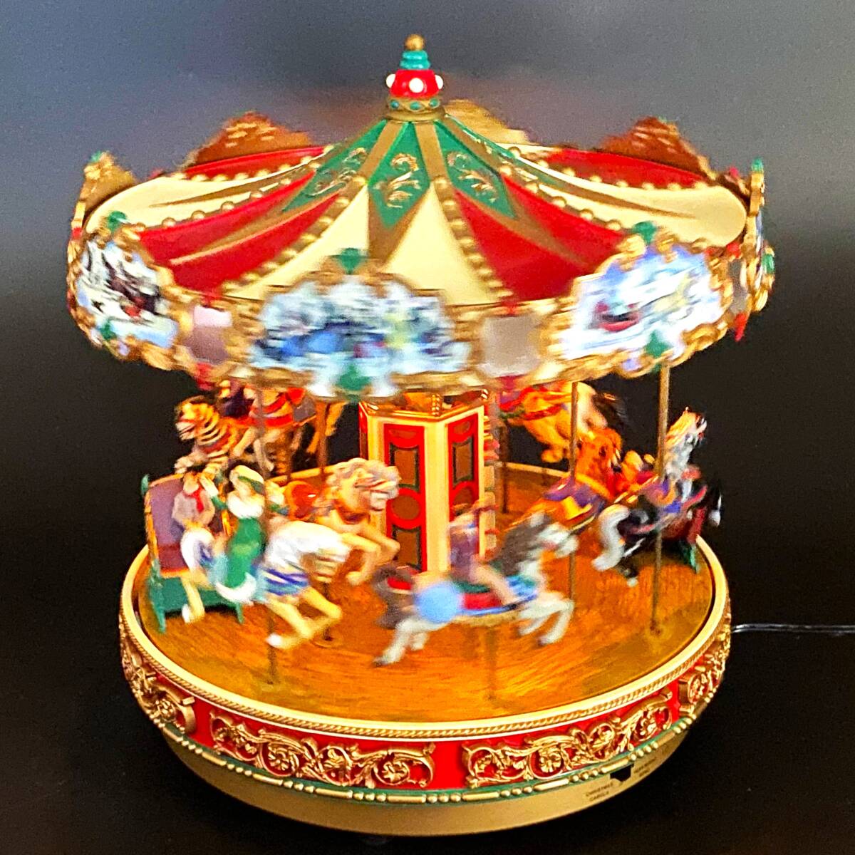 レア】ミスタークリスマス メリーゴーランド オルゴール カルーセル