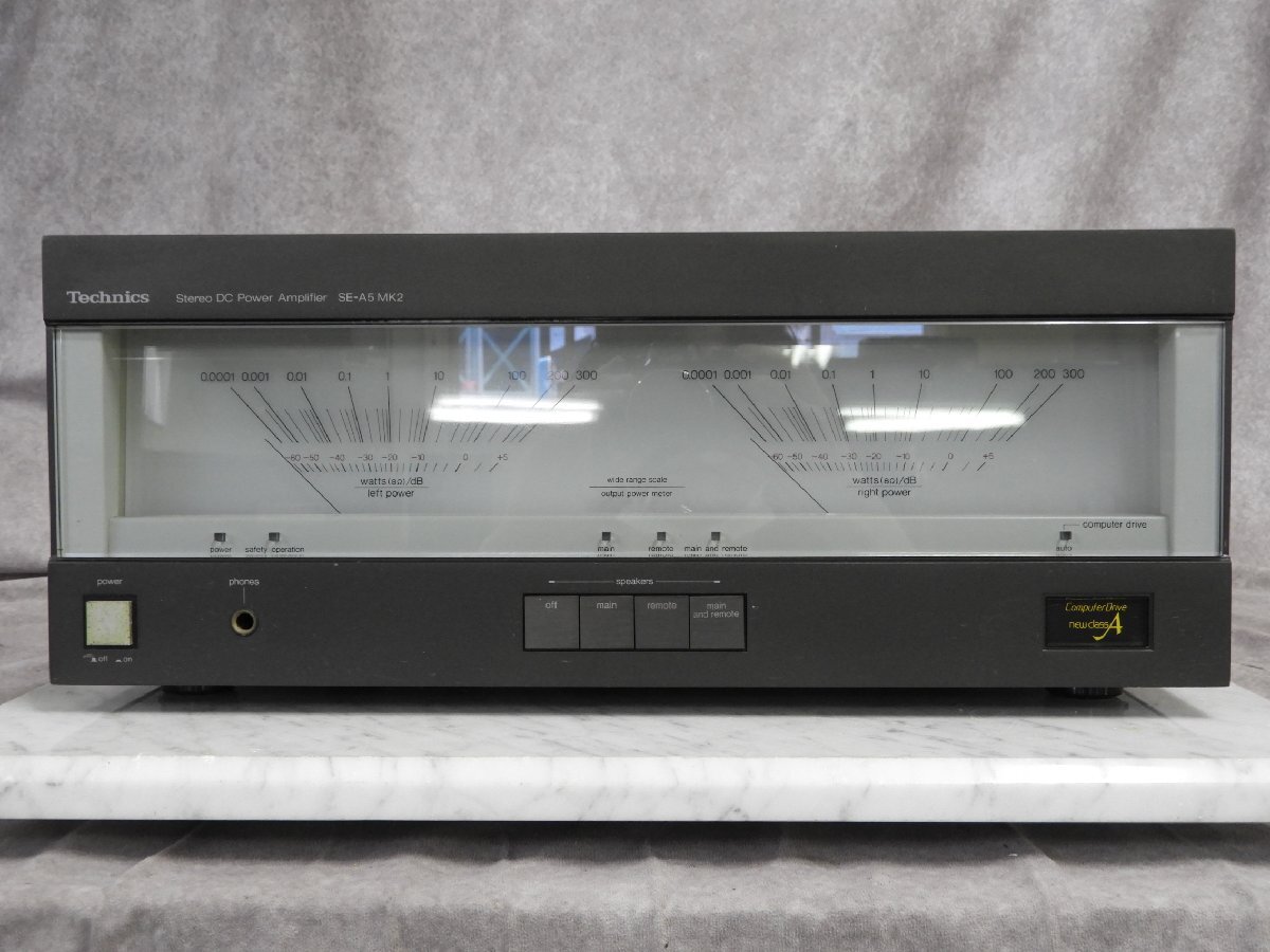 □TG0813 ☆ Technics テクニクス SE-A5MK2 MKII ステレオパワーアンプ