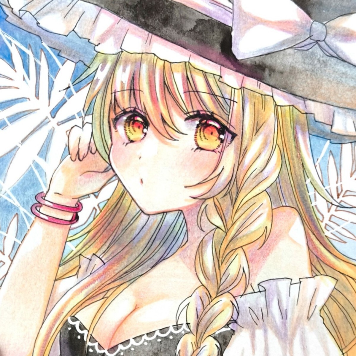 Yahoo!オークション - 同人手描きイラスト 東方Project 霧雨魔理沙 水