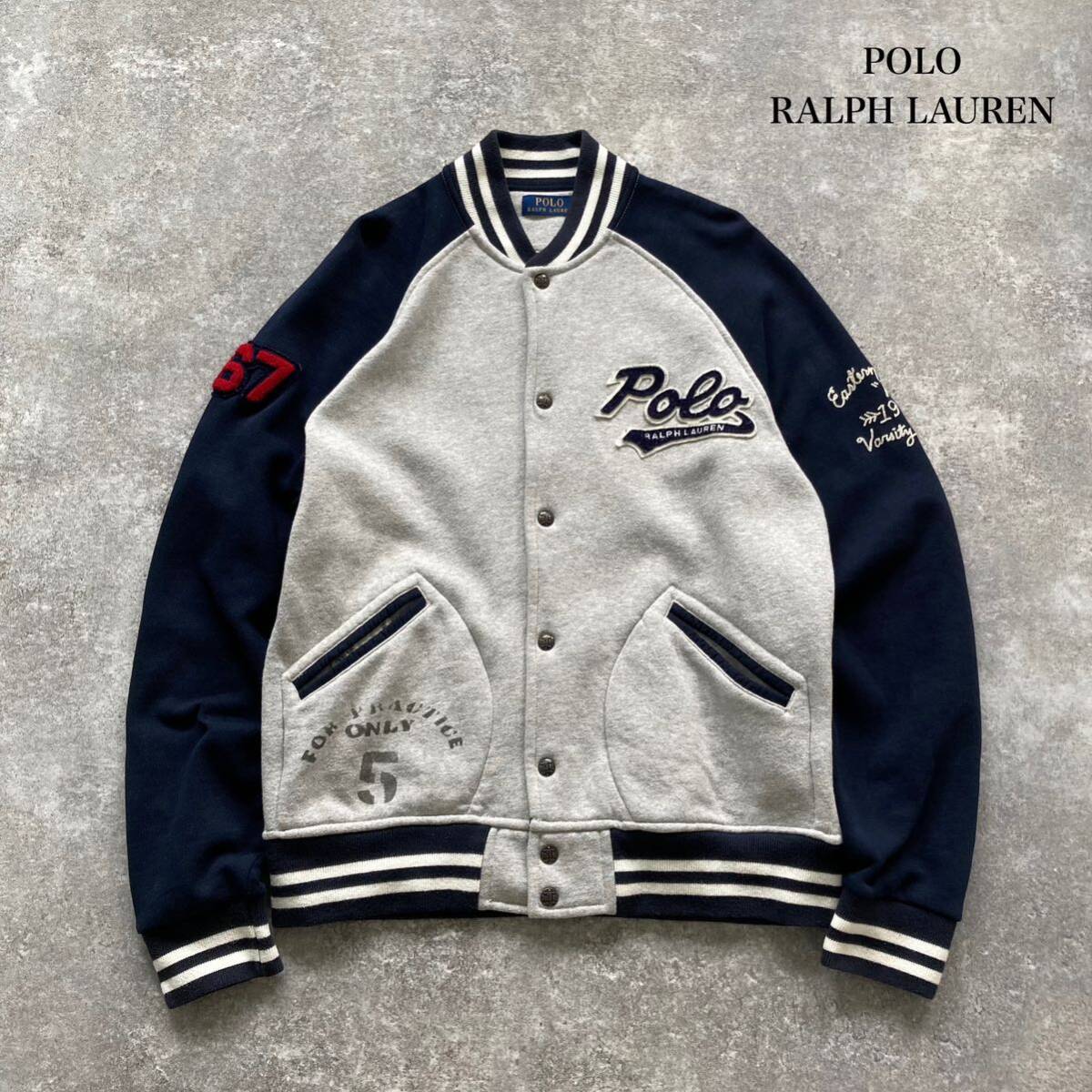 POLO RALPH LAUREN / ポロラルフローレン】 スウェットスタジャン 刺繍