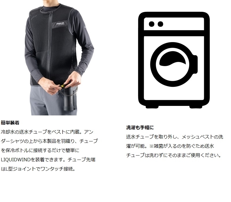 RSU502 クールベスト XXL + 保冷ボトルキット RSU502 クールベスト XXL
