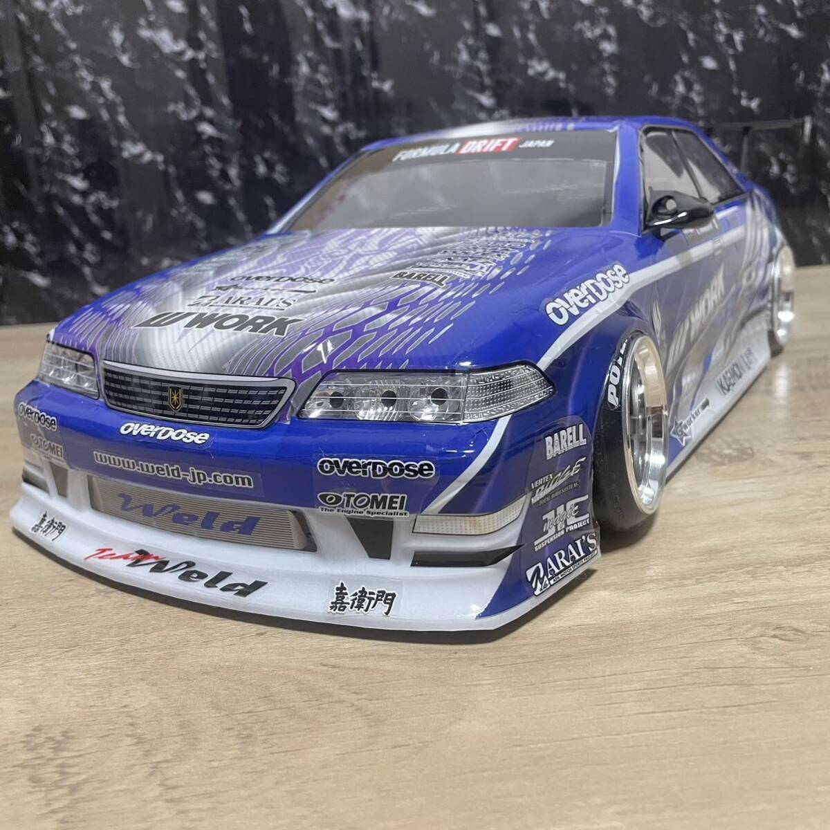 hpi トヨタ マーク2 ドリフト 1/10 ラジコン ボディ rc ドリフト