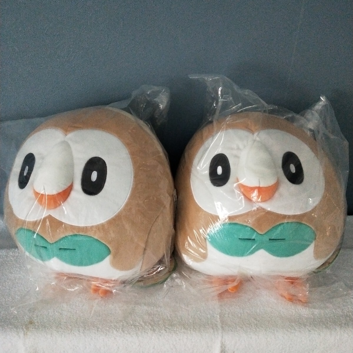 2点 ポケモン モクロー 等身大 もっちりまんまるクッション ぬいぐるみ