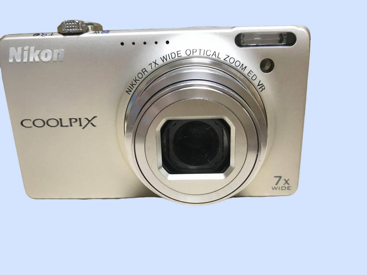 M3807 NIKON COOLPIX S6000 シャンパンシルバー 動作品 全国送料無料