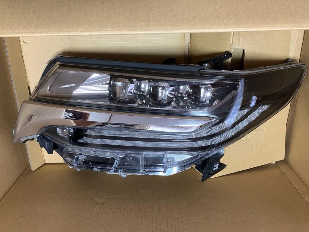 特価 トヨタ アルファード 30系 後期 左ヘッドランプ 3眼 LED 純正