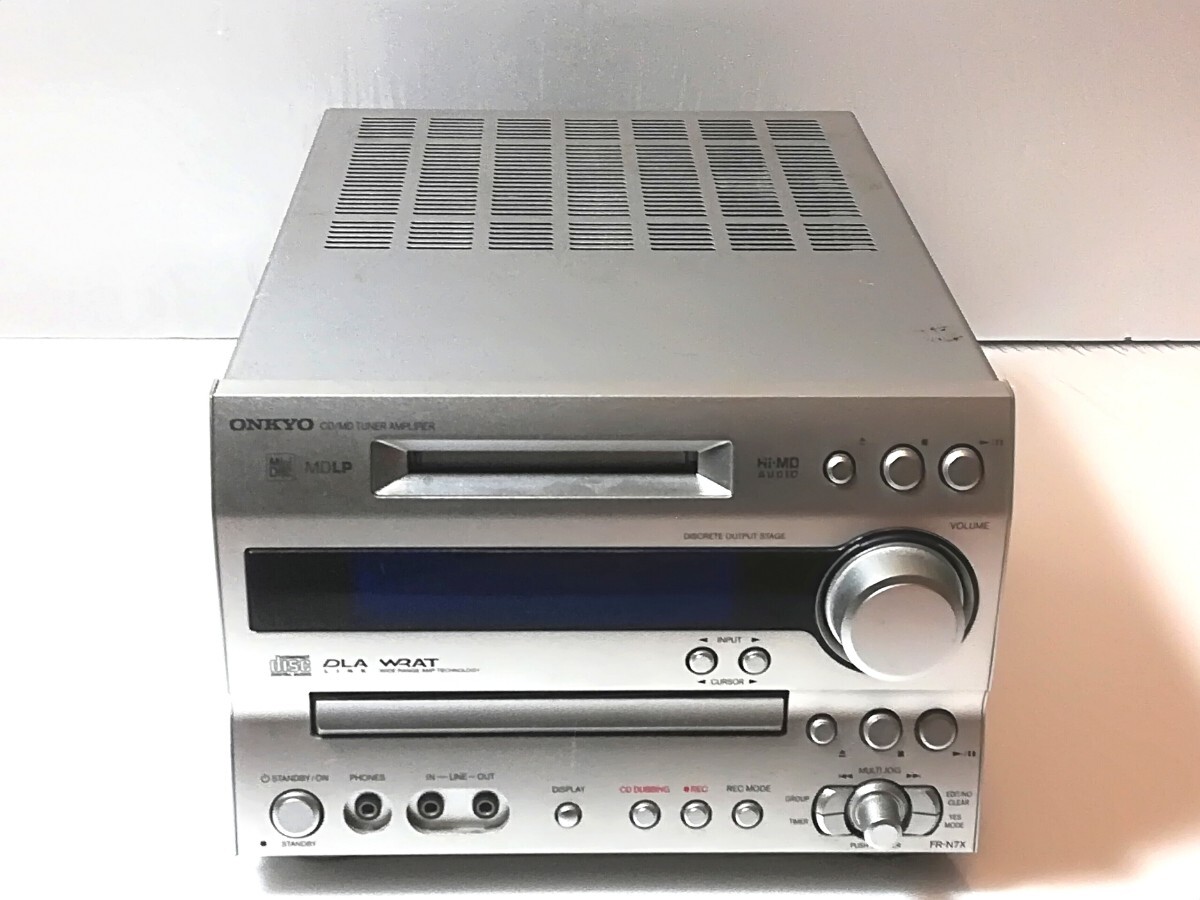 ONKYO X-N7X FR-N7X(CD⁄MDチューナーアンプ) 中古品 中古 ONKYO FR-N7X