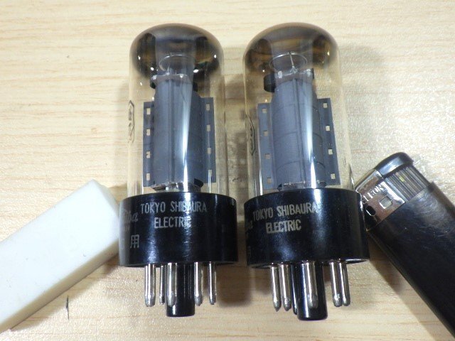 6V6GT Mullard 2本マッチ 真空管PX29 - ヴィンテージサウンド □476