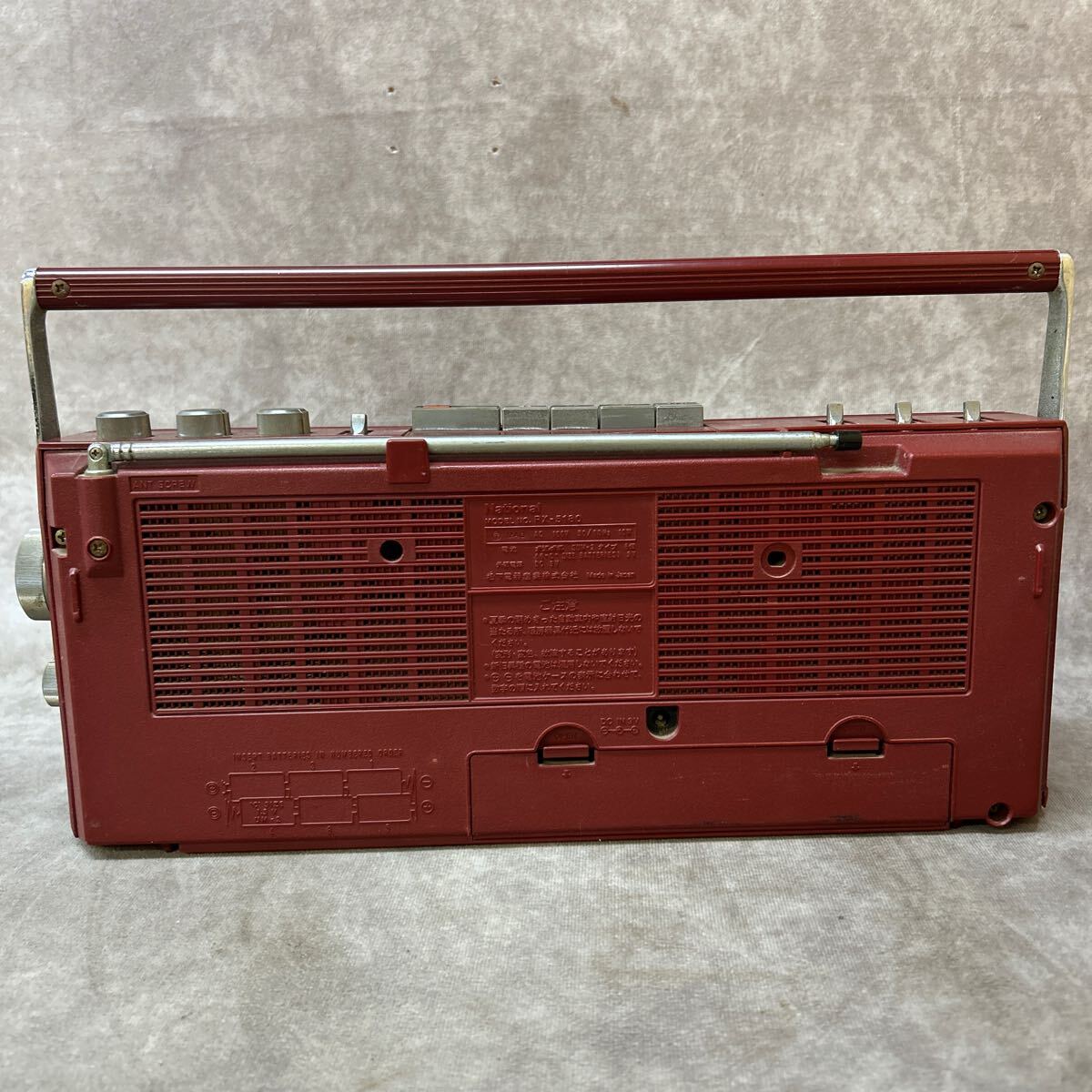National RX-5180 ラジオカセットレコーダーマイクセット National RX