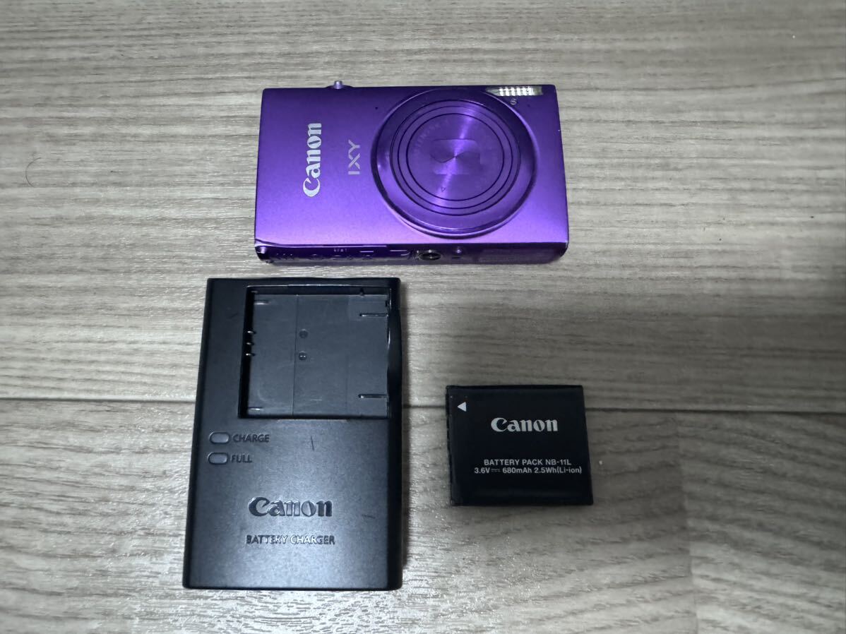 送料無料 動作確認済 Canon IXY 430F デジタルカメラ パープル