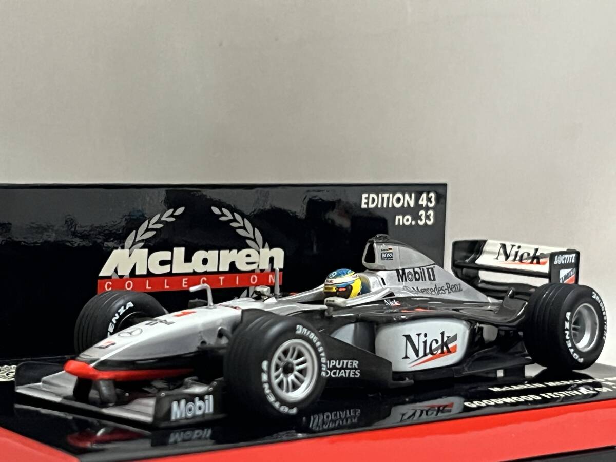 ミニチャンプス 1/43 マクラーレン メルセデス MP4-13 グッドウッド