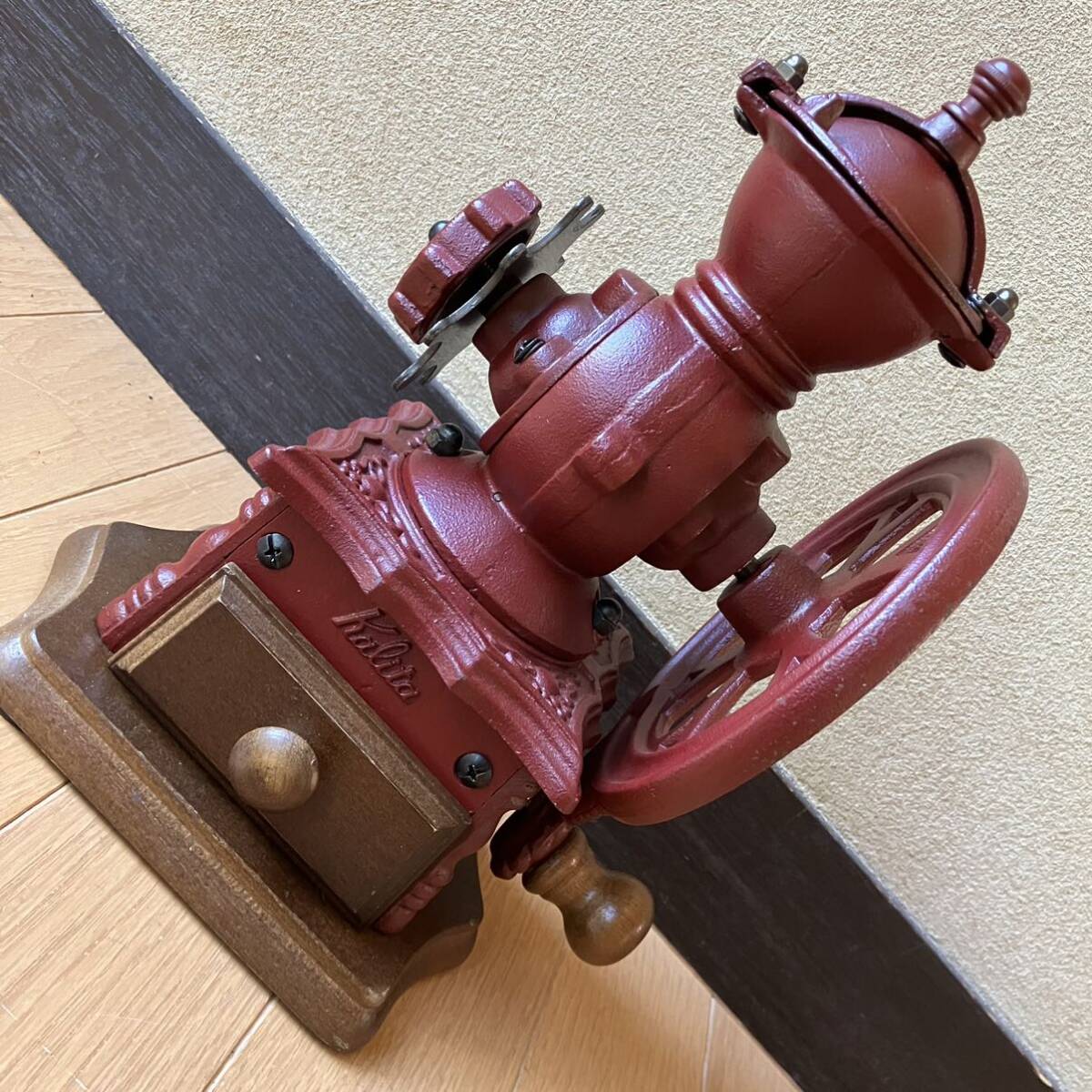 程度美品 カリタ 動輪ミル コーヒーミル 検索 グラインダー kalita