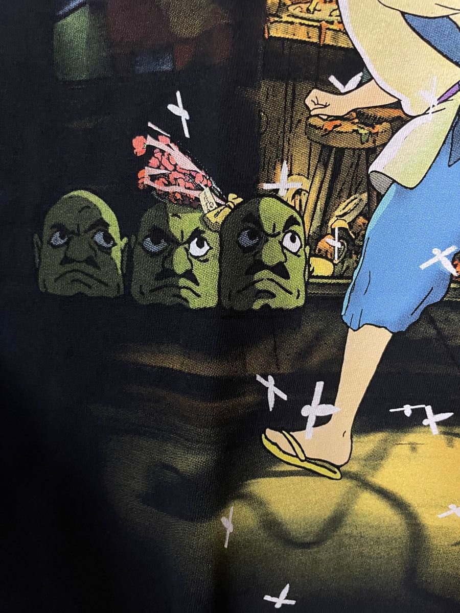 千と千尋の神隠し Tシャツ XL 多色刷り シルクスクリーン 手刷り