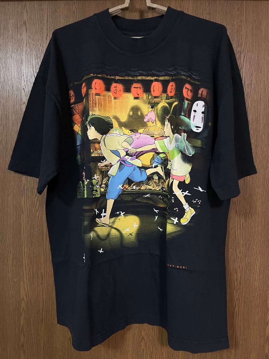 千と千尋の神隠し Tシャツ XL 多色刷り シルクスクリーン 手刷り