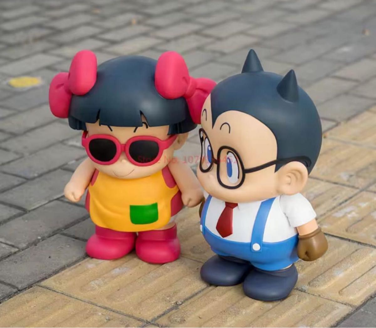 Dr スランプ アラレちゃん オボッチャマン ソフビ フィギュア 24時間