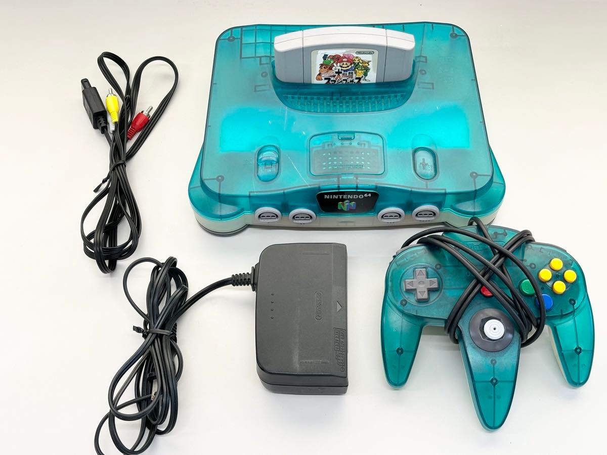 Nintendo 64 本体 クリア ブルー 限定 拡張パック付き 任天堂｜Yahoo