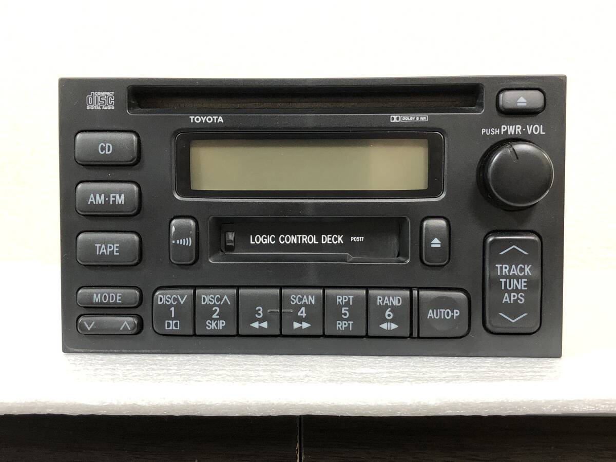 トヨタ マーク2ブリト 純正MD.CD.AM.FM.カセットオーディオ トヨタ