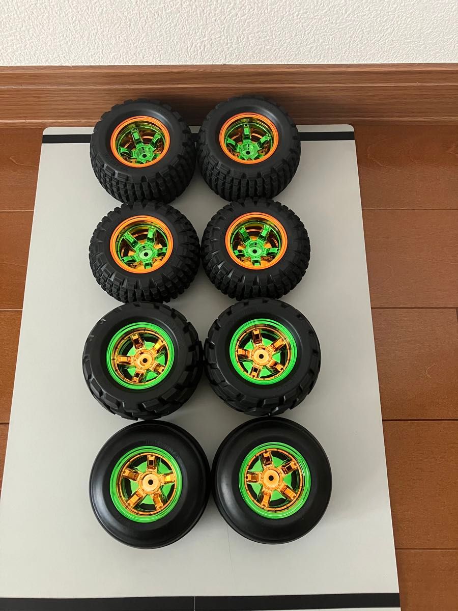 タミヤ コミカル系メッキホイールタイヤセット｜Yahoo!フリマ（旧
