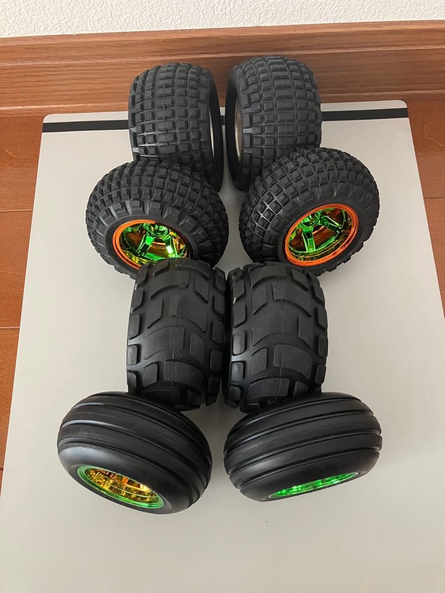 タミヤ コミカル系メッキホイールタイヤセット｜Yahoo!フリマ（旧