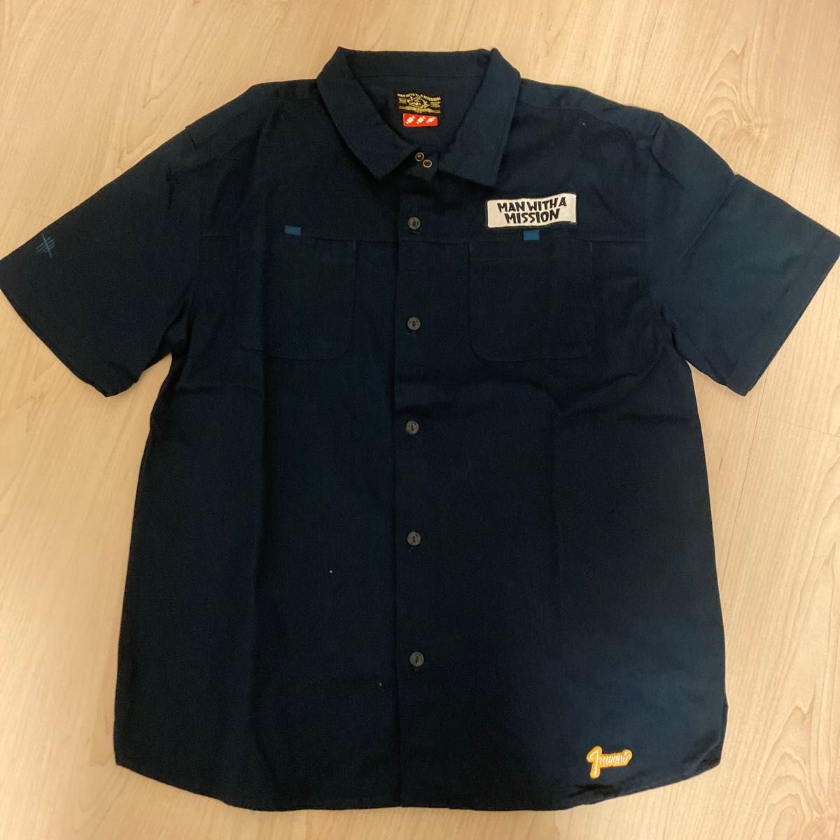 MAN WITH A MISSION 2024福袋 戦闘服 7分袖 M（ブルー） 福袋2024大