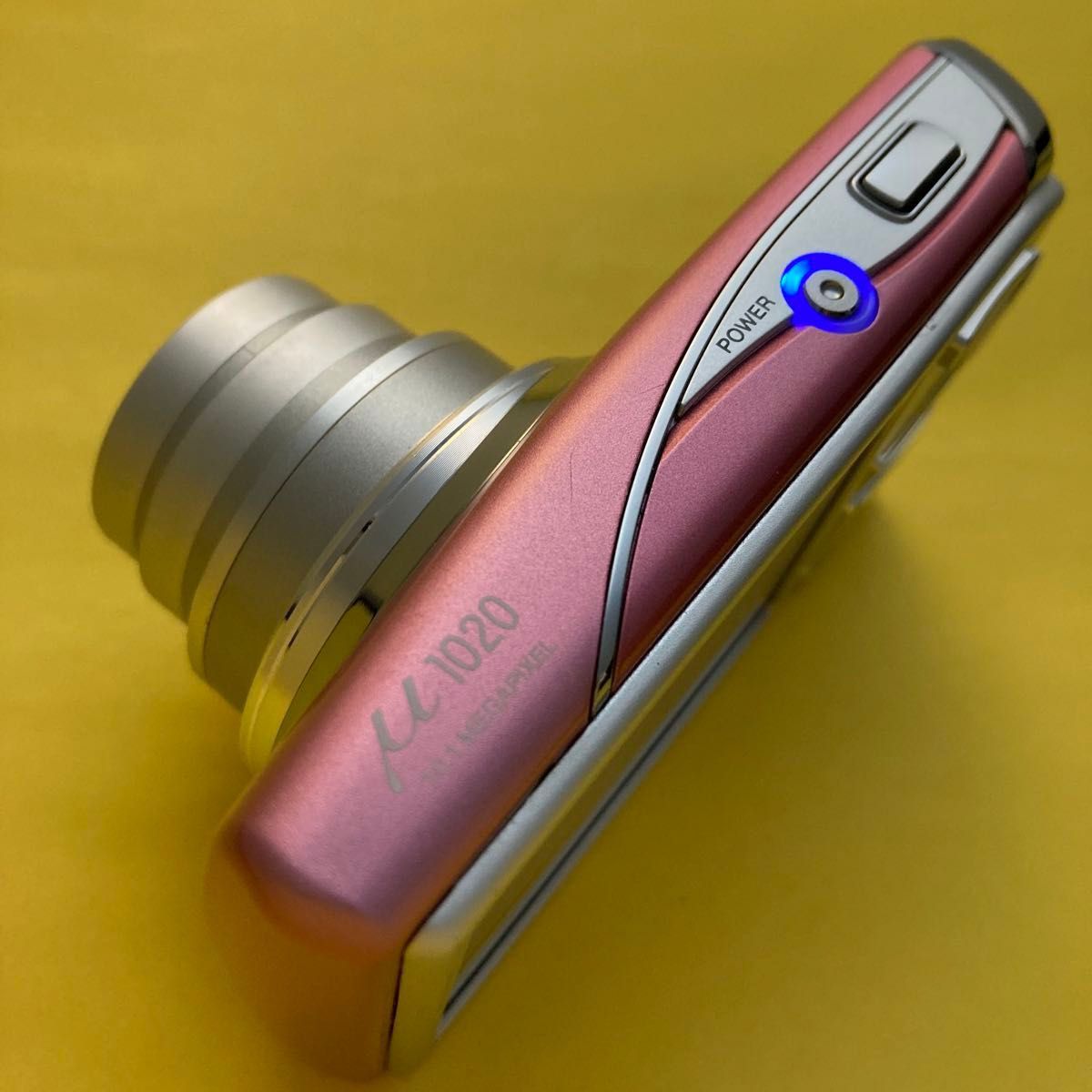 光学7倍ズーム OLYMPUS μ1020 ローズピンク 平成20年製CCDコンデジ