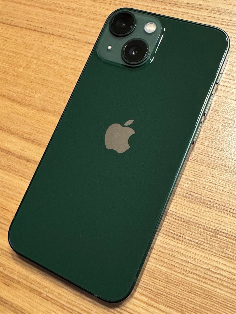 希少 Apple iPhone13 mini 512GB 香港版 グリーン シャッター音なし
