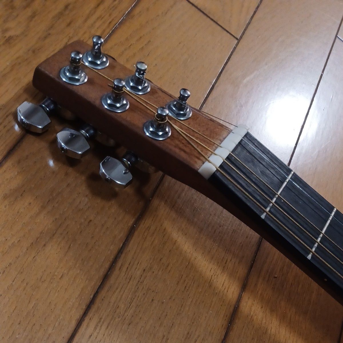 シリアル4桁 最初期 バックパッカー マーチン ギター マホガニー 弦