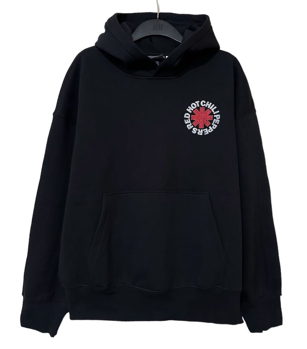 新品 H&M × レッドホットチリペッパーズ コラボ パーカー レッチリ L