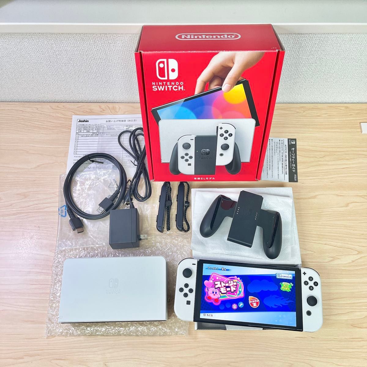 美品・完品】 Nintendo Switch本体 有機ELモデル JCホワイト｜Yahoo