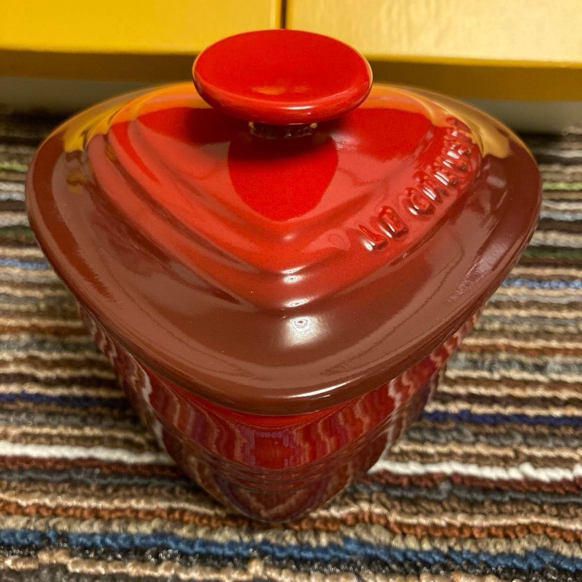 新品未使用 LE CREUSET ルクルーゼ ハート型 陶器オーブンウェア 専用