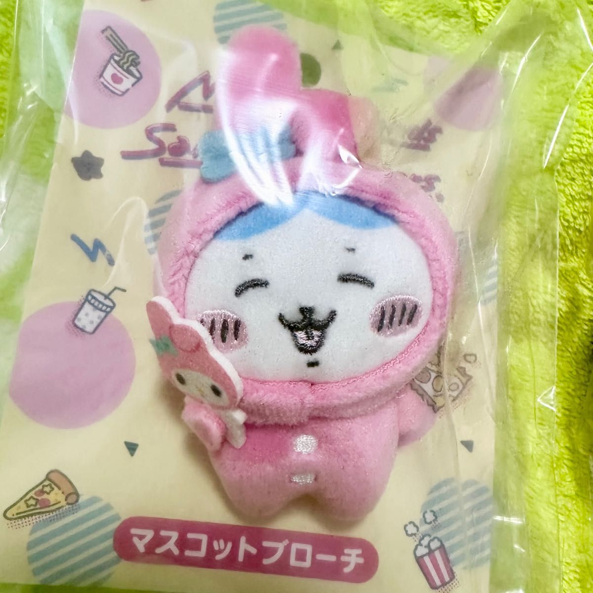 ちいかわ サンリオ ハチワレ マイメロディ ぬいぐるみマスコット
